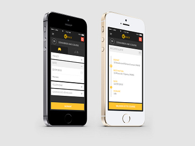 Ios Course Car App app car course design flat interface ios7 iphone list taxi ui ux