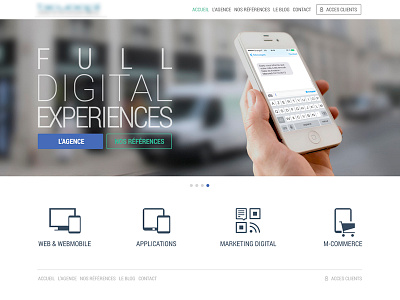 Agency Home webdesign