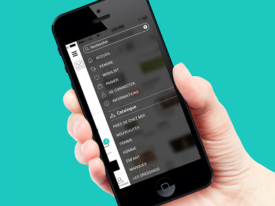 Videdressing Leftmenu Ios app category flat icons ios7 iphone menu mobile photo product share slide