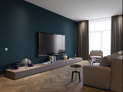 Interior hall 3d 3dsmax corona render coronarender interior design photoshop render vizualization