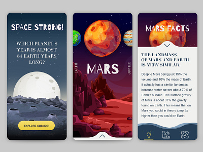 Space strong! mobile app