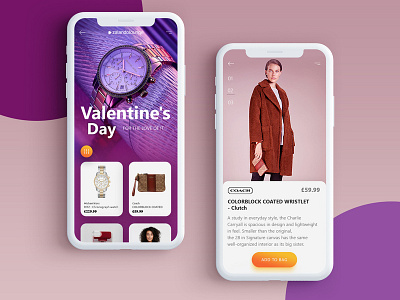 Zalando Lounge | Valentine's Day 2d ecommerce mobile mobile app mobile design product page shop ui ui desgin ux valentines day zalando