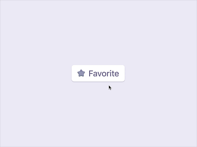 Favorite Button 3d button favorite interface like motion star starred ui animation uidesign