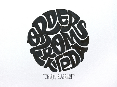 Bob Dylan´s HAND LETTERING EXPERIENCE