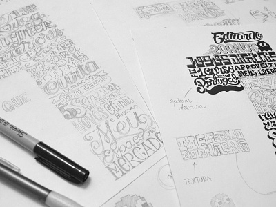 You are the one! brazil college dez feevale handmade lettering the one typography university