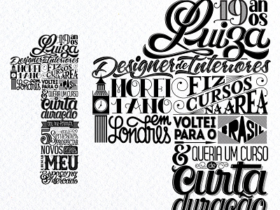 You are the one! ad brazil college feevale hand made lettering the one typography university