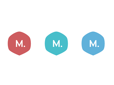 Mint 'M' clean flat logo simple