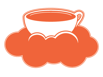 Coffee Cloud Logo cloud coffee
