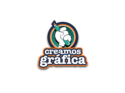 Creamos Grafica branding design grafica graphic design graphicdesign graphics illustration logo marker vector