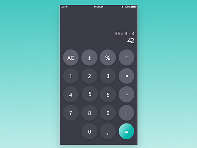 Calculator adobe app calculator clean design flat icon illustration illustrator ios lettering logo minimal mobile type typography ui ux vector web