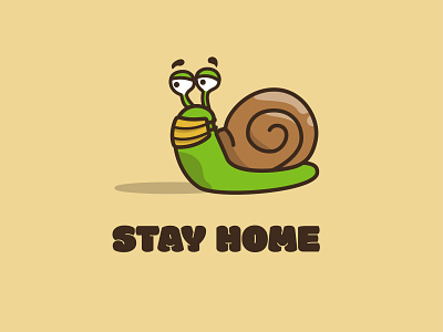Snail says Stay home