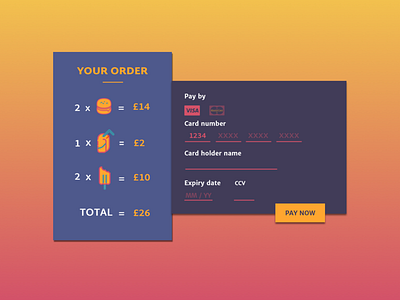 Daily UI 002 - Credit card checkout