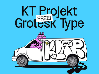 KT Projekt - Free Grotesk Typeface