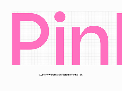 Pink Taxi - Wordmark Anatomy