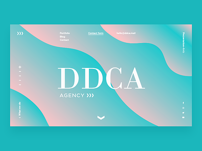 Home page concept agency design design studio site turquoise ui ux web webdesign website