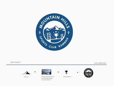 Mountain hills logo design branding icon artwork illustration logo logo 3d logo art logo artist logo design logo design concept logodesign logos logotype mountain hills logo mountain logo simple sports branding sports club sports logo typography vector