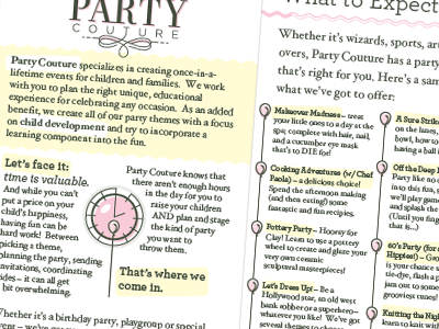 Party Couture - Brochure Inner