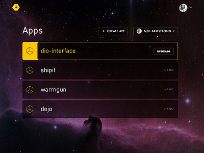 Divshot Dashboard dashboard divshot space ui