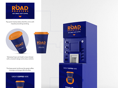 Road Roasters brand chris kellett coffee coffee bar corporate branding ident