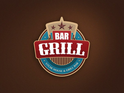 Logo for a steak bar. brand branding chris kellett design logo