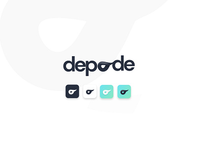 Depode logo branding consulting logo design icon illustration logo tech logo technology typography vector