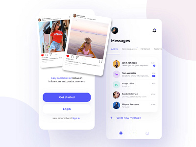 Influencer - App design by Jana Buconjic on Dribbble