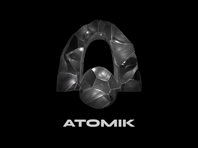 Atomik (unused concept) 3d brandidentity design graphic design icon logo new photoshop typography vector