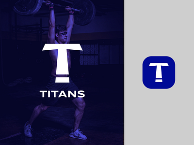 TITANS Logo brand and identity brandidentity branding design fitness app graphic design icon jimmykano logo new typography ui ux