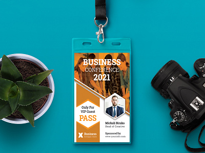 Conference VIP Pass board meeting conference pass corporate pass creative badges event pass meeting security vip pass vip pass template