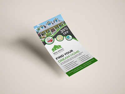 Corporate Real estate DL Flyer company flyer corporate flyer flyer design flyer template home flyer house flyer marketing flyer real estate flyer