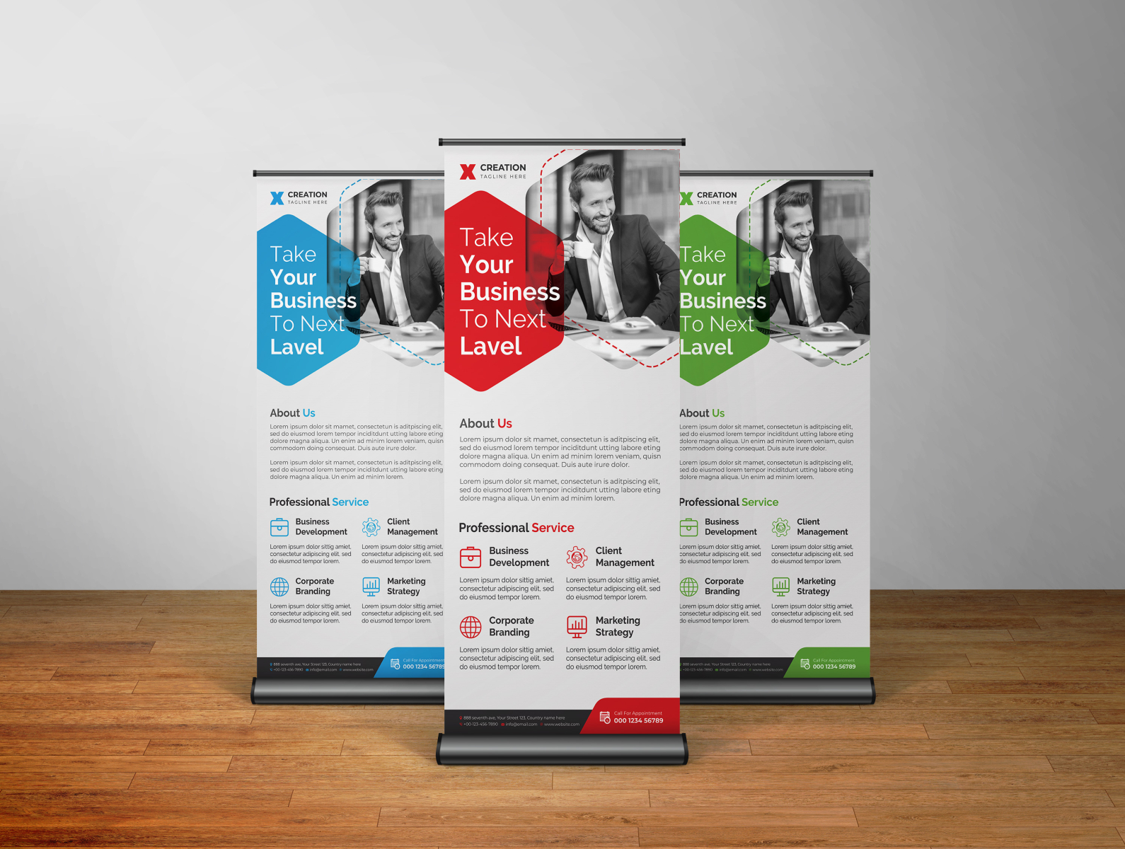 Corporate Rollup Banner by sumi akther1 on Dribbble