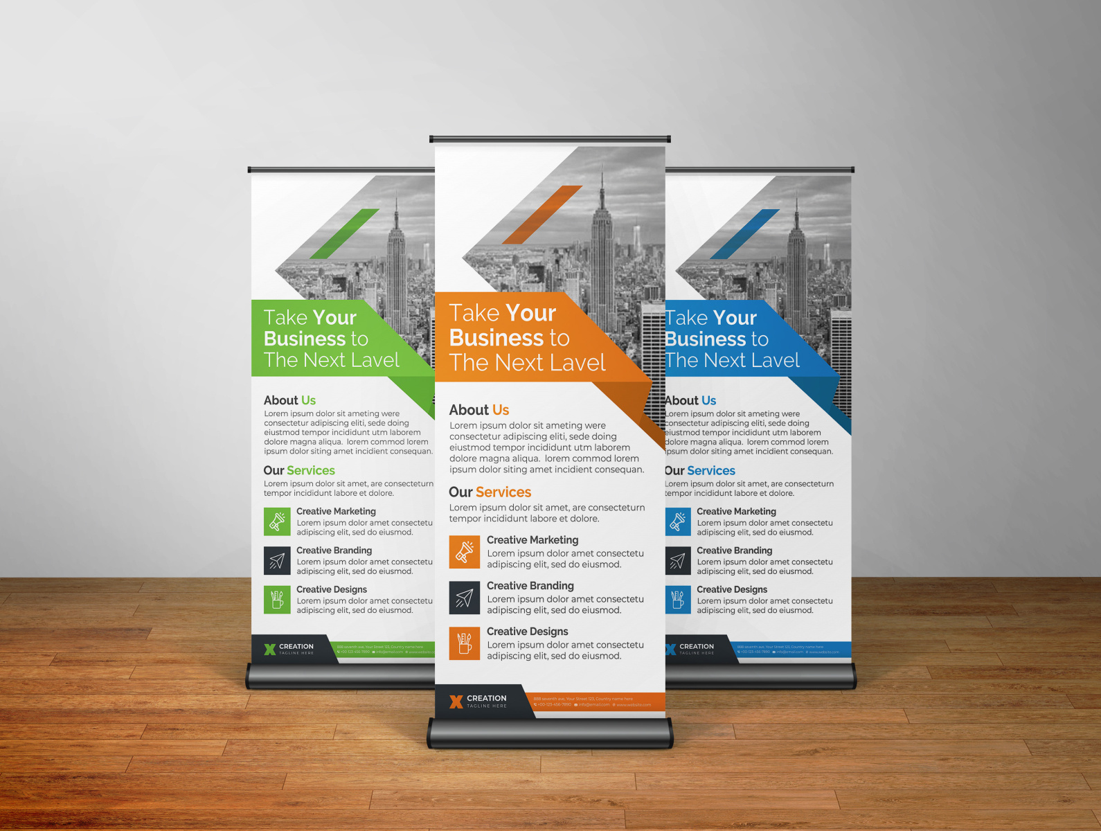 Corporate Rollup Banner by sumi akther1 on Dribbble