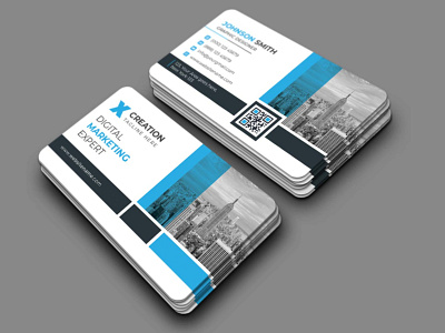 Corporate Business Card print template