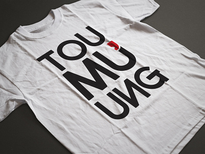 Toumuung T-Shirt branding design illustration simple t shirt typography