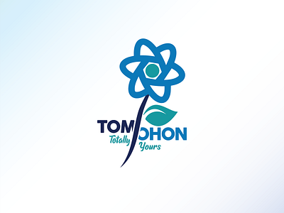 Logo Tomohon Totaly Yours branding design flower flower logo illustration logo simple tomohon typography vector