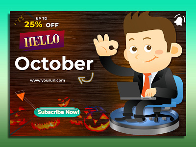 Hello October Ads Design graphic design hello october hello october clip art hello october images hello october instagram hello october youtube