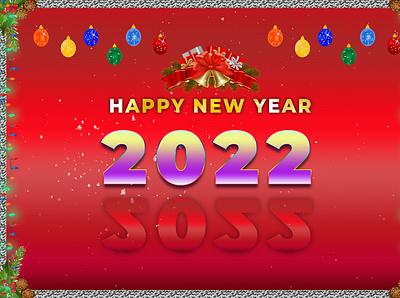 Happy New Year 2022 graphic design happy new year happy new year banner design happy new year design card happy new year poster design new year 2022