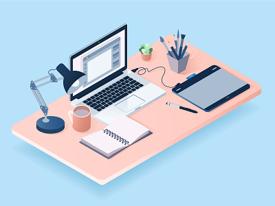 Isometric workplace