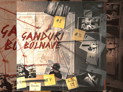 Cover Art for "Ganduri Bolnave" by Exploit artwork cover art cover artwork design graphic design icon realityy spotify web