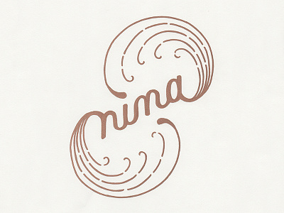 Nina sharpie typography