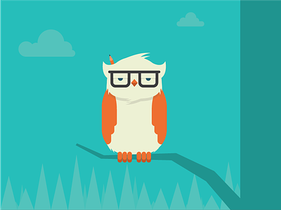 Artowl artist bird character designer forest owl portrait