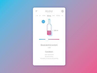 Alcohol calculator app