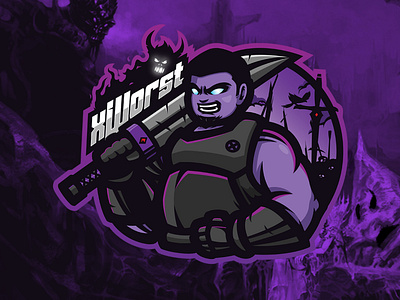 xworst esports mascot logo