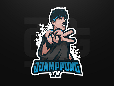 JJAMPPONG AVATAR LOGO branding custom design esports illustration logo logo design mascot mascot logo