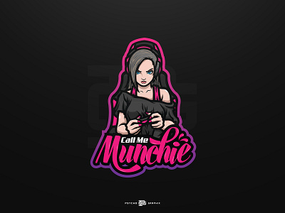 CALLMEMUNCHIE AVATAR LOGO branding custom design esports esports logo illustration logo logo design logodesign vector