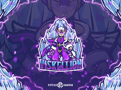 VISKELLION branding design esport esports logo mascot mascot logo vector