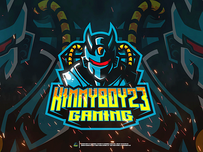 kimmyboy23gaming logo default size branding esportslogo mascotlogo robot standard