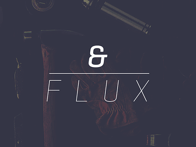 &Flux Studios Re-branding branding diy hipster logo logotype minimalism vintage