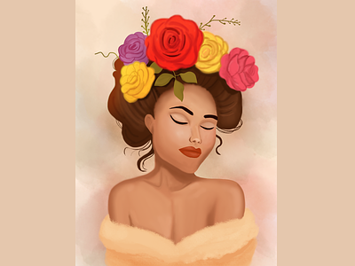 Self love is everything black beauty black women children art children book illustration flower girl flower women flowers illustration illustration self love women illustration