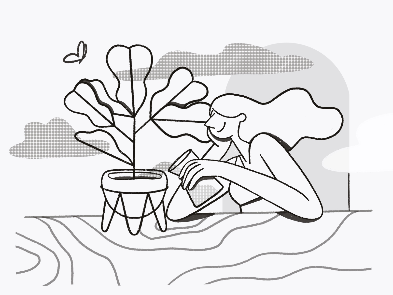 Plants care illustration 🌱 by DarkCube Studio on Dribbble